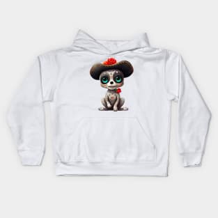 Dia de los Muertos Dog #1 Kids Hoodie